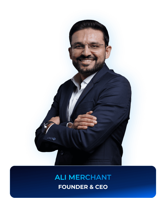 AM Infoweb leadership profile of Ali Merchant, Founder and CEO.