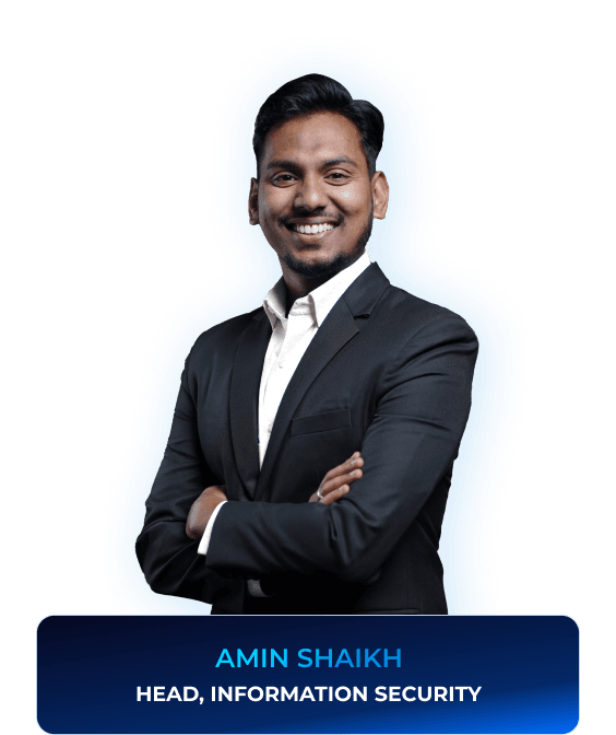 AM Infoweb leadership profile of Amin Shaikh, Head of Information Security.