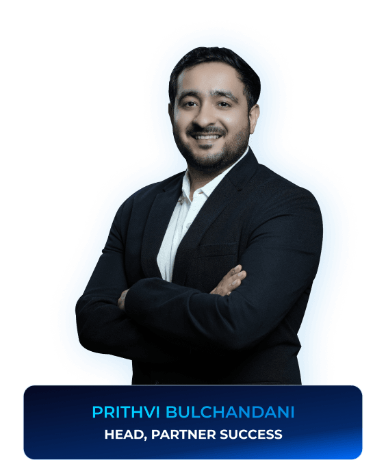 AM Infoweb leadership profile of Prithvi Bulchandani, Head of Partner Success.