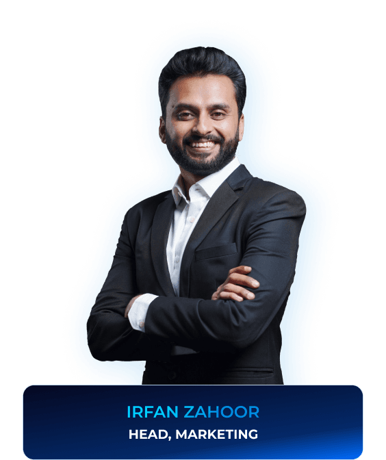 AM Infoweb leadership profile of Irfan Zahoor, Head of Marketing.