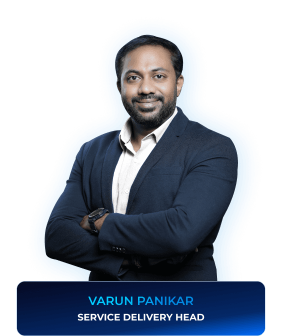 AM Infoweb leadership profile of Varun Panikar, Service Delivery Head.