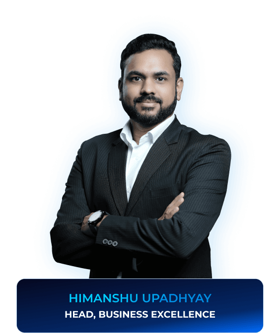 AM Infoweb leadership profile of Himanshu Upadhyay, Head of Business Excellence.