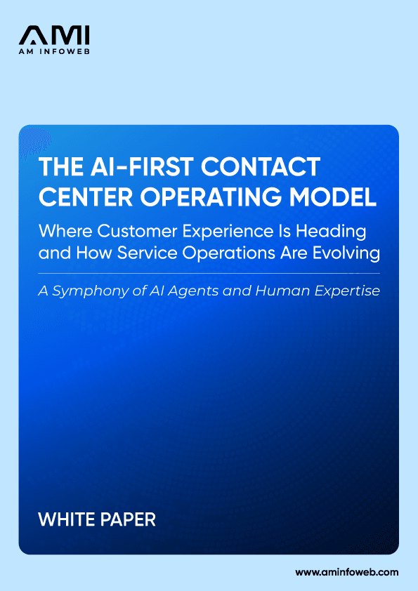 THE AI-FIRST CONTACT CENTER OPERATING MODEL